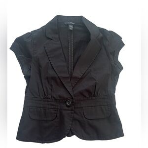 New cotton short sleeve blazer